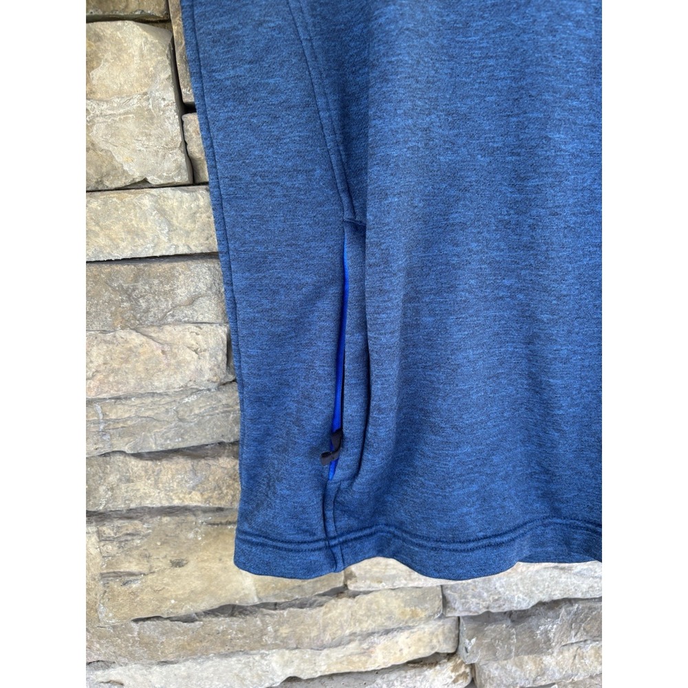 Under Armour Hoodie. Men's Large Navy Black Loose Zip Pockets‎ - Picture 3 of 6